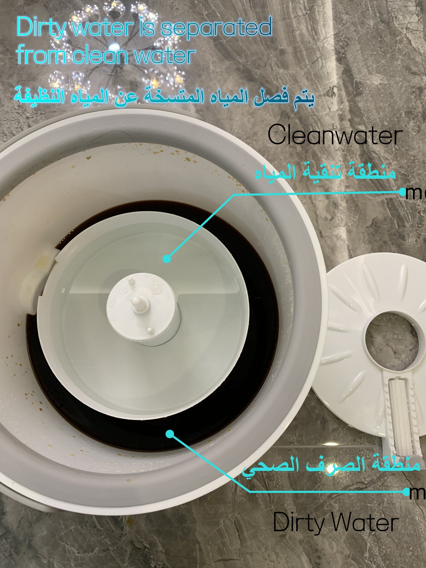 Rotating Flat Mop for Effortless Cleaning